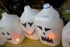 Halloween milk jug